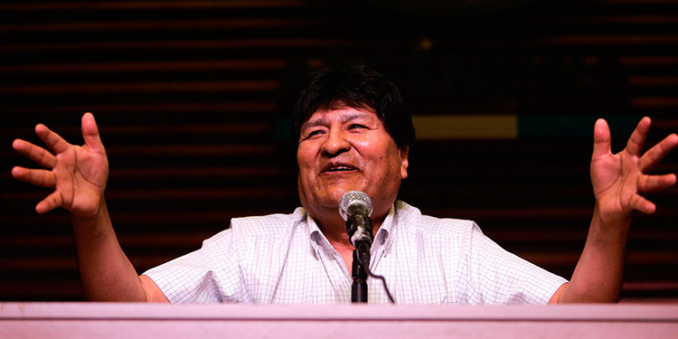 Evo Morales: ‘Si pierde Trump, yo festejaré’