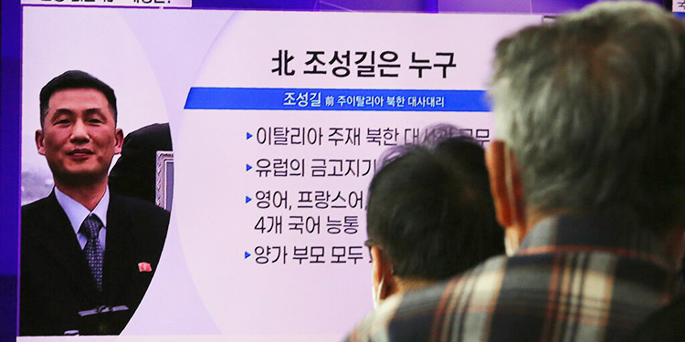 Exembajador norcoreano en Italia desertó a Corea del Sur