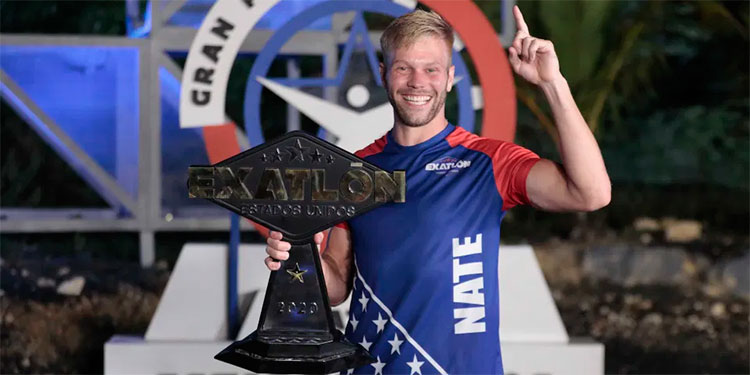 Nate Burkhalter se corona como campeón de la cuarta temporada de ‘Exatlón Estados Unidos’