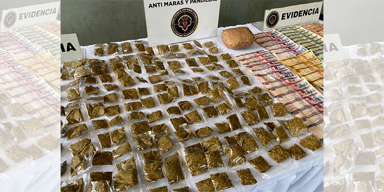 Gatilleros de la MS detenidos en posesión de una AK-47 en la capital