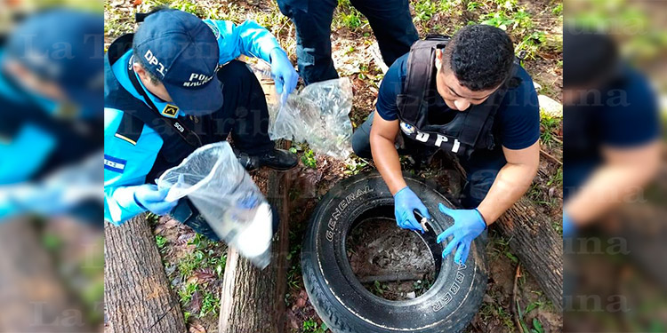 Neutralizan una granada de fragmentación en Tela, Atlántida