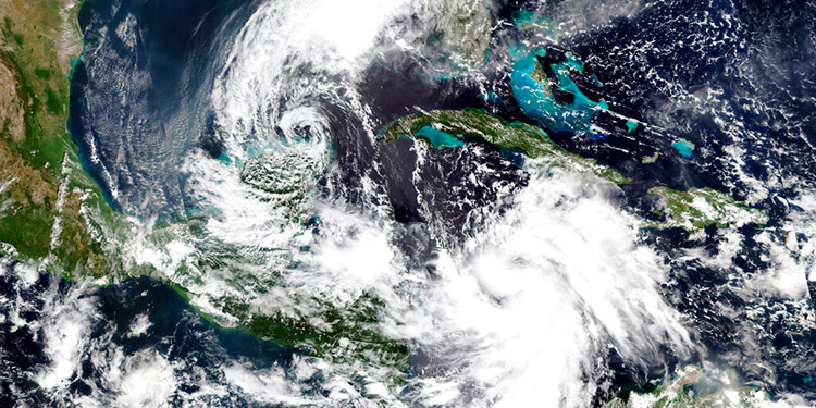 Huracán Delta alcanza categoría 2 en su avance hacia Yucatán
