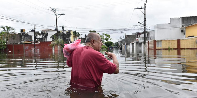 Más de 513.000 afectados por las inundaciones en el sureste de México