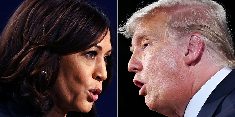 Trump llama "monstruo" a Kamala Harris