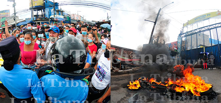 Vendedores ambulantes del Zonal Belén protestan exigiendo los dejen trabajar
