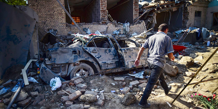 Reportan 600 muertos por choques entre Armenia y Azerbaiyán