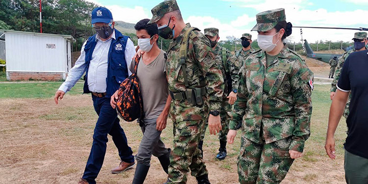 Rescatan en Colombia a líder social secuestrado por la guerrilla del ELN