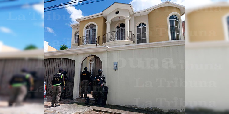 DLCN realiza 21 allanamientos en Tegucigalpa; hay varias capturas