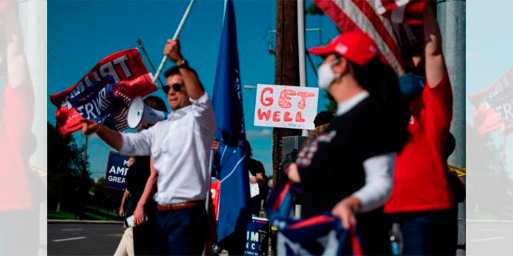 Simpatizantes de Trump bloquean la Quinta Avenida frente a Torre Trump (Video)