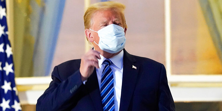 ‘Me siento muy bien’, dice Trump en primer acto tras positivo por COVID-19