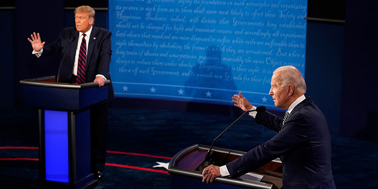 Trump pide dos debates presenciales con Biden antes de las elecciones