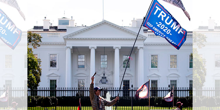 ¿Qué pasa con la campaña electoral tras el positivo de Trump de COVID-19?