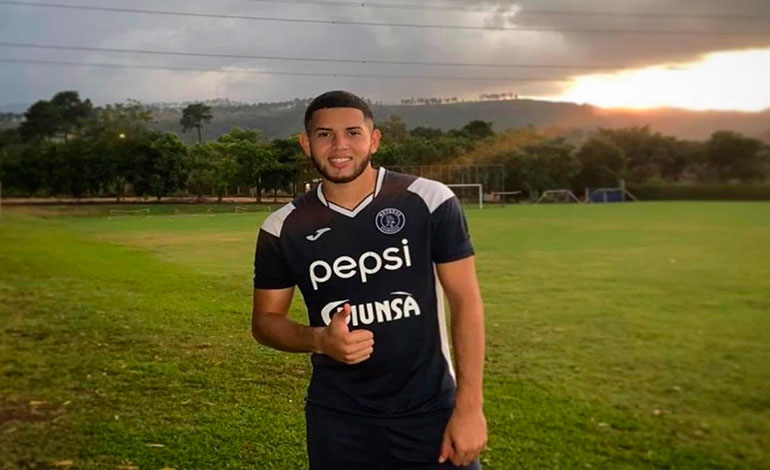 El delantero del Fútbol Club Motagua