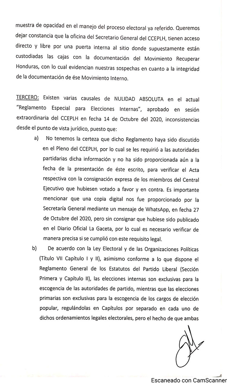 Abogado Saúl Montes denuncia irregularidades en proceso interno del PL