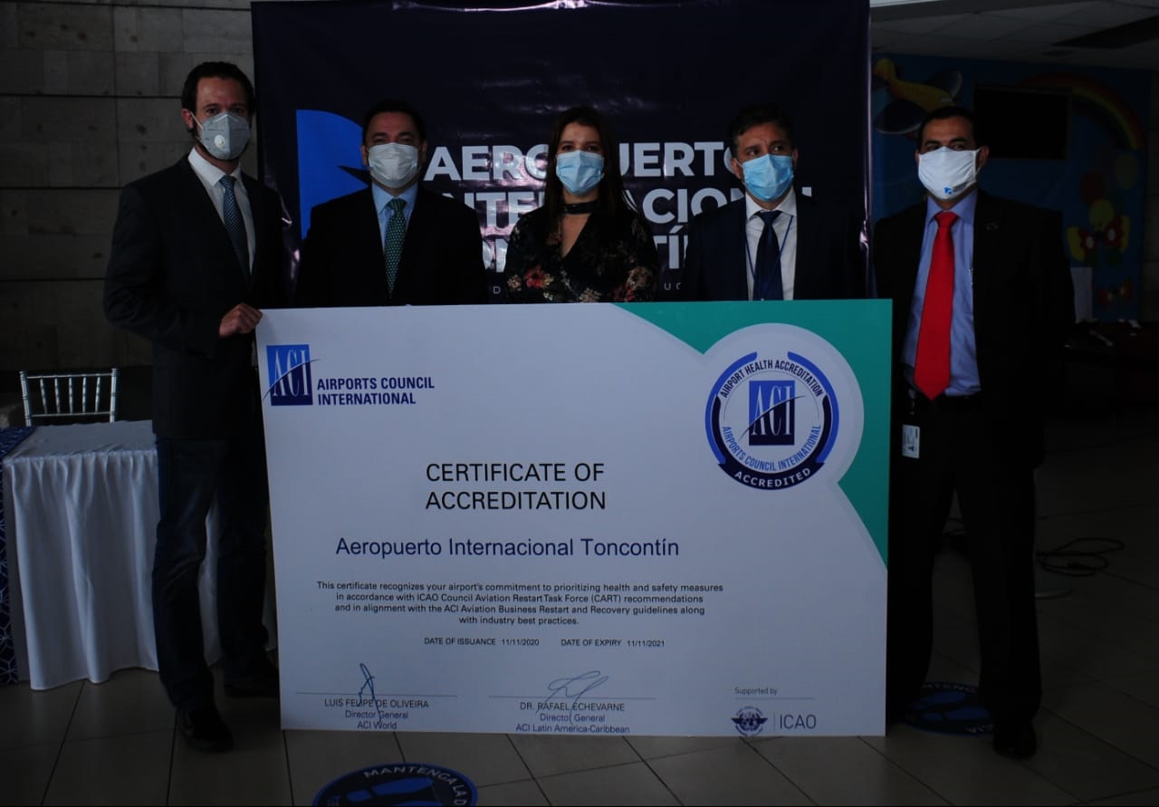 Certifican bioseguridad de aeropuerto Toncontín