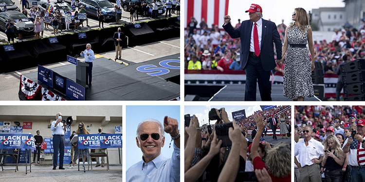 Trump corre y Biden camina en la recta final hacia la Casa Blanca