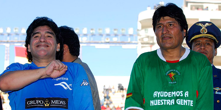Líderes de la izquierda latinoamericana despiden a Maradona, "militante excelso"