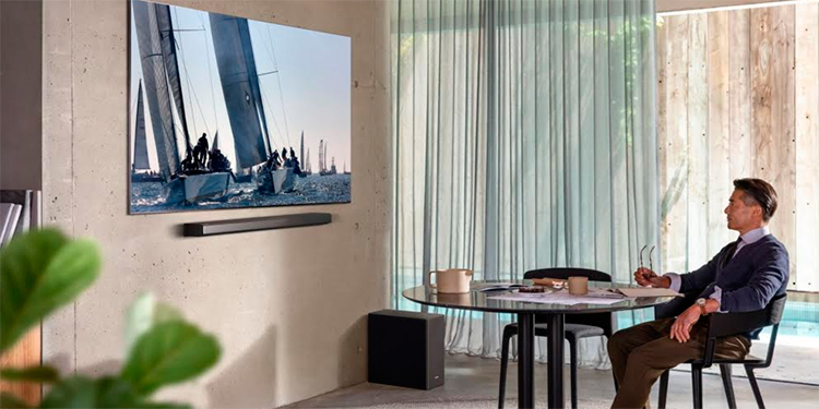 Sumérjase en un audio más profundo y más rico con las Soundbars de Samsung