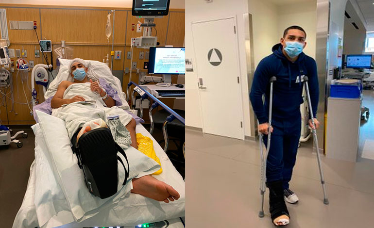 Teófimo López operado de su pie
