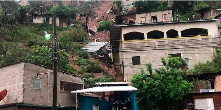 La capital sufre los primeros efectos de la tormenta Eta