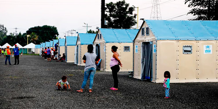 Primeras 13 de 48 familias se instalan en nuevo albergue de SPS
