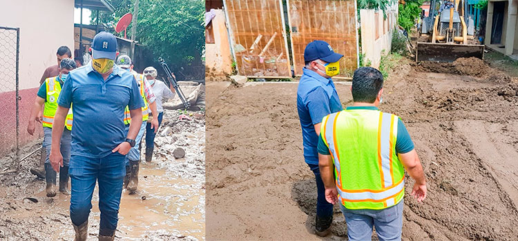 Alcalde Armando Calidonio supervisa trabajos de limpieza en Chamelecón (Galería)