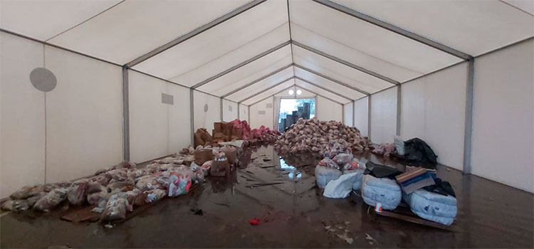 MP indaga sobre donaciones almacenadas a punto de dañarse en Choloma. Una nueva línea de investigación por la emergencia ocasionada por los recientes