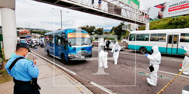 Matan a conductor de bus rapidito en Comayagüela