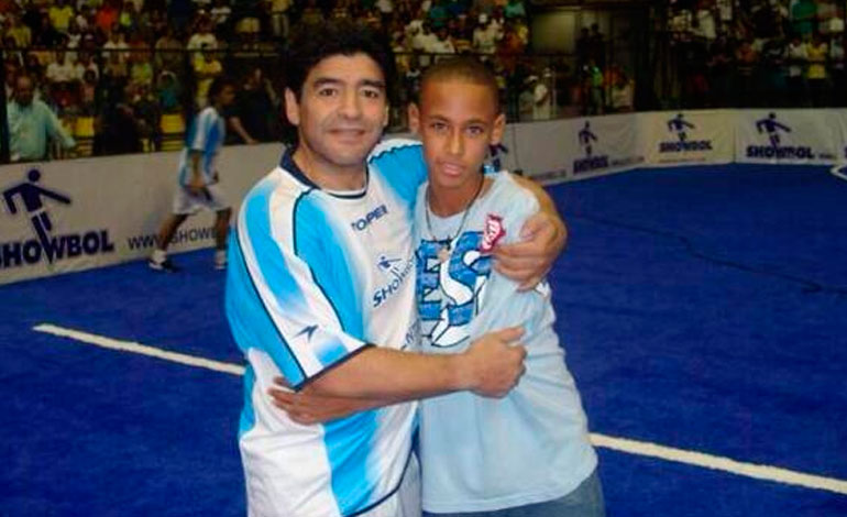 Neymar tras muerte de Maradona: “Descansa en paz, leyenda del fútbol”