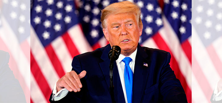 Trump: Biden "no debería" declararse ganador porque las demandas continúan