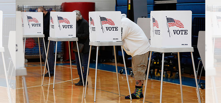 Cierran los primeros colegios electorales en Estados Unidos