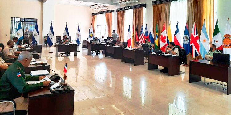Fuerzas Armadas Centroamericanas abordan los temas COVID-19 y desastres naturales