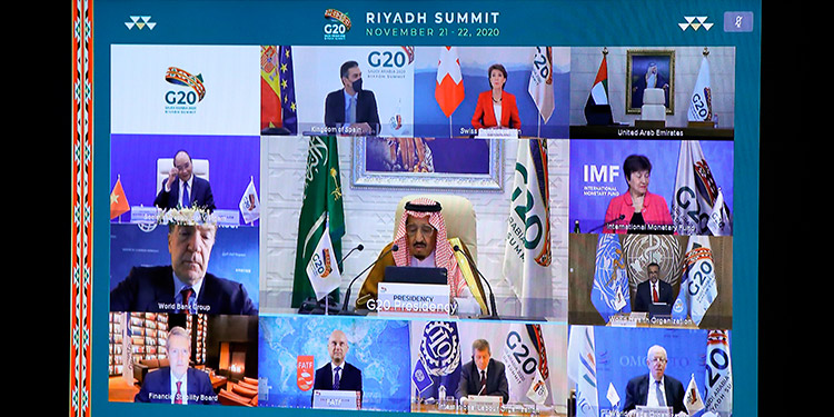Arabia Saudita acoge un G20 virtual marcado por el coronavirus