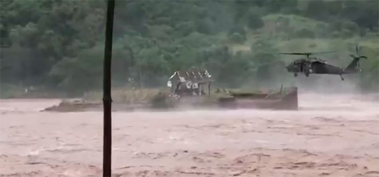 Dramáticas imágenes del rescate de afectados por Eta
