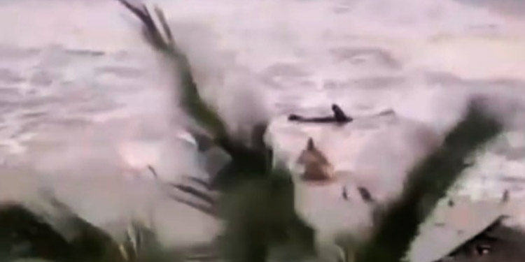 Imprudencia de ciudadanos en el mar es captado por cámaras del 911