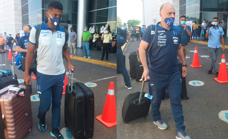 Selección de Honduras voló a Guatemala