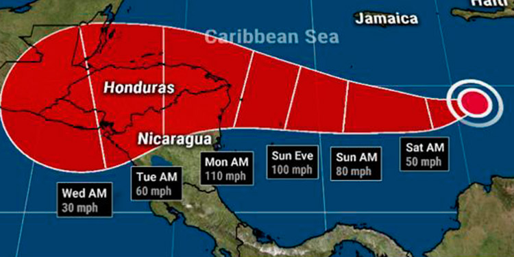 NCH: depresión tropical 31 se convierte en tormenta tropical ‘Iota’