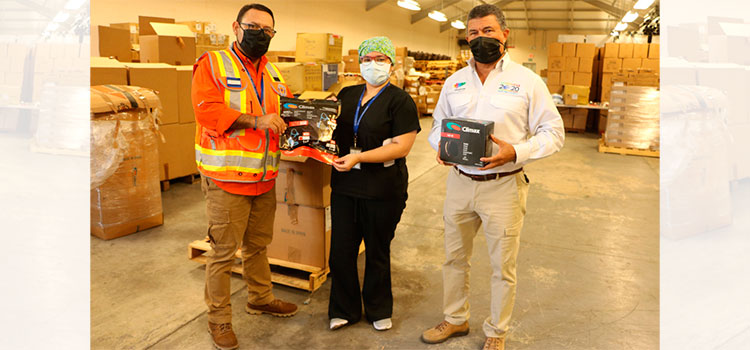 Médicos reciben mascarilla N100 en triajes de Tegucigalpa