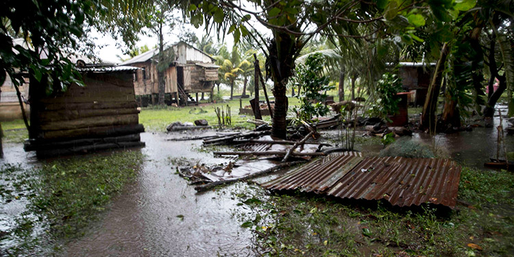 Eta deja un rastro de destrucción en el Caribe de Nicaragua
