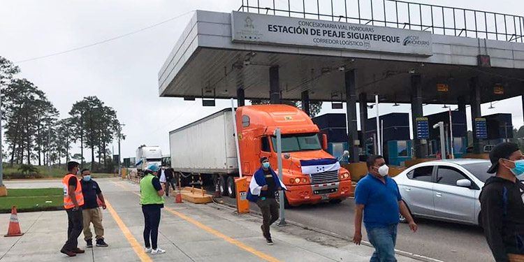 IHTT aclara que detención de camiones con ayudas es para ser escoltados