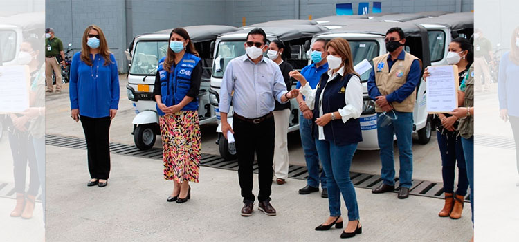 Salud recibe 44 trimotos para fortalecer las actividades de vacunación