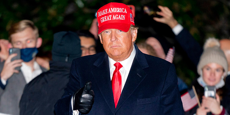 Trump se desentiende de la lucha contra el coronavirus