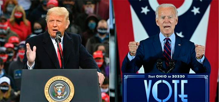 Trump y Biden, historia de dos campañas totalmente opuestas