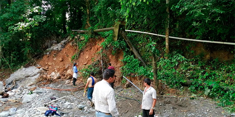 Tormentas dañaron el sistema de agua potable