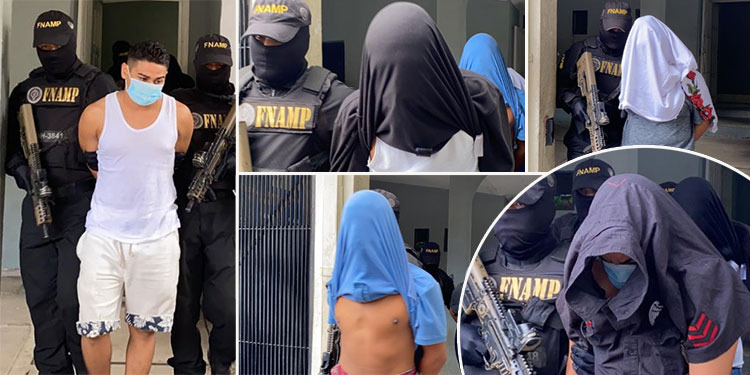 Capturan a cinco miembros de estructuras criminales en la capital