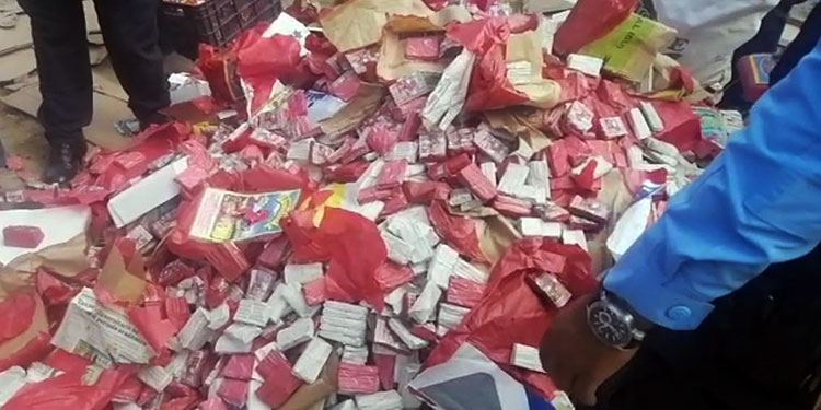 Los decomisos de pólvora ascienden a L2.4 millones