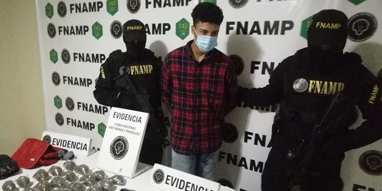Con un arma de fuego y drogas capturan gatillero de la MS 13