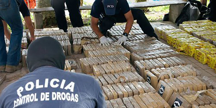 Honduras decomisa más de 4,5 toneladas de drogas en 2020, la mayoría cocaína