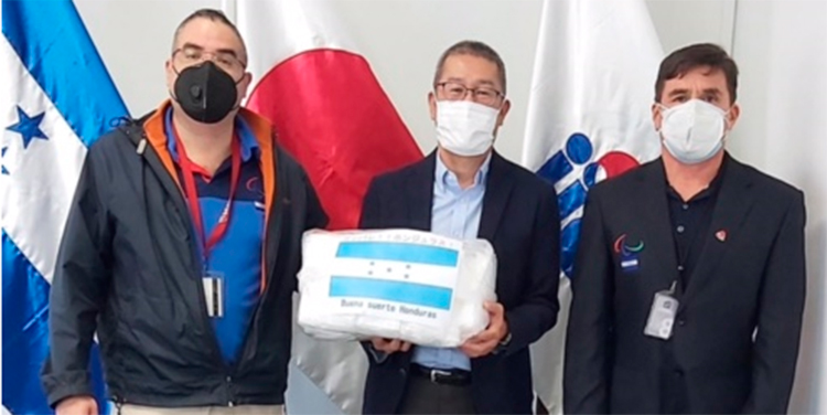 JICA y Alcaldía de Katashina entregan lote de mascarillas a Comité Paralímpico Hondureño