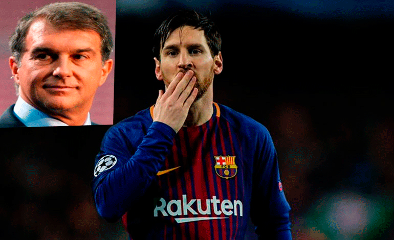 Laporta: A diferencia del resto tengo la credibilidad de Messi